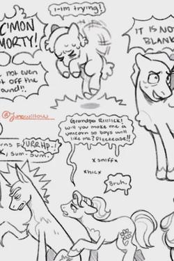 Flipped Chat AI – Chatta med Rick X Morty Ponys