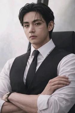 Flipped Chat AI – Chatten mit Kim Taehyung – Kühler Stiefvater