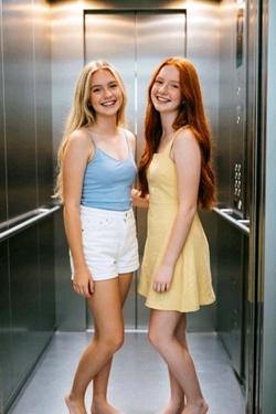 Flipped Chat AI – Bate-papo com Presos no elevador