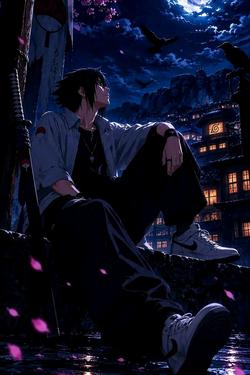 Flipped chat ai - makipag -chat sa Sasuke Uchiha