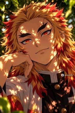 Flipped Chat AI – Chatten mit Kyojuro Rengoku