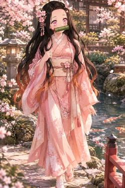 Flipped Chat AI – Chatten mit Nezuko Kamado