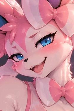 Flipped Chat AI – Chatta con Pooltoy maschile Sylveon