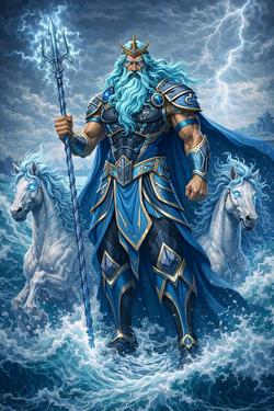 Flipped chat ai - makipag -chat sa Poseidon, ang emperador ng mga dagat