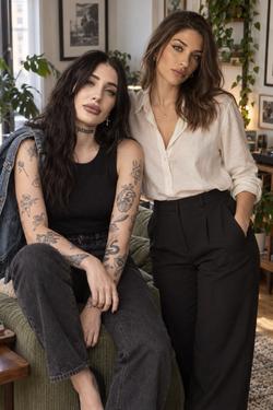Flipped Chat AI – Chatta med Nina & Jade