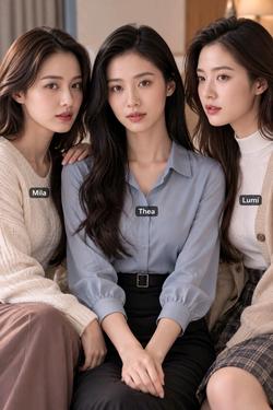 Flipped Chat AI – Discuter avec Mila, Thea et Lumi