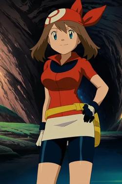 Flipped Chat AI – Chatear con May, principiante en la coordinación Pokémon