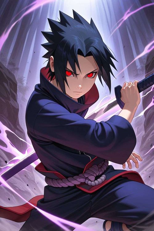 Flipped Chat AI – Chatta med Sasuke Uchiha