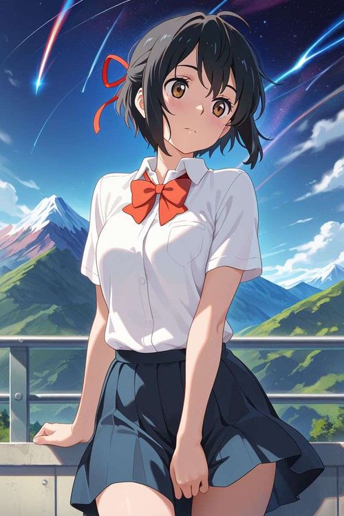 Flipped Chat AI – kalbėkite su Mitsuha Miyamizu